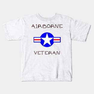 Airborne veteran Kids T-Shirt